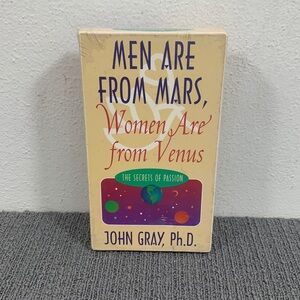 Men are from Mars Women are from Venus The Secrets Of Passion by John Gray VHS